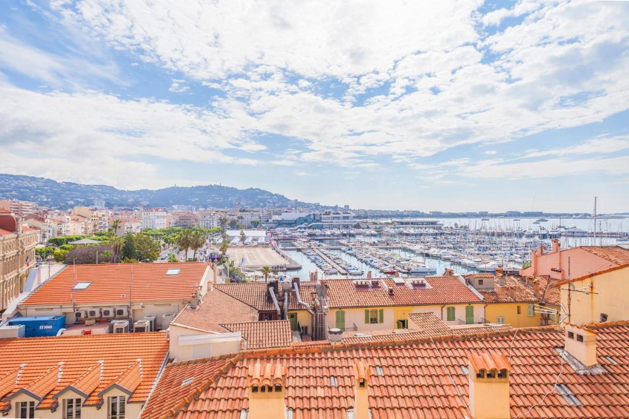 Immogroom - Sea View On The Port - Next To The Beaches - Ac - Wifi Cannes Luaran gambar